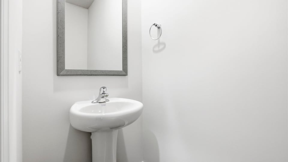 Half bathroom.