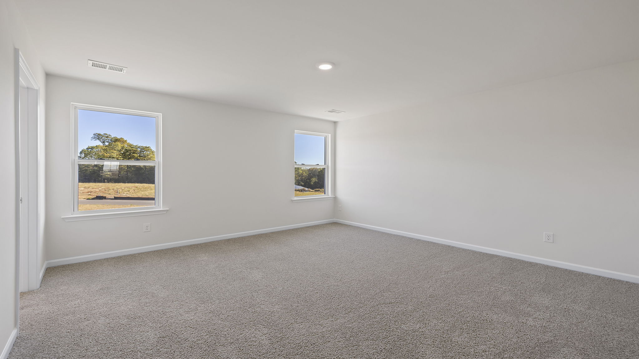 Primary bedroom on the main level.