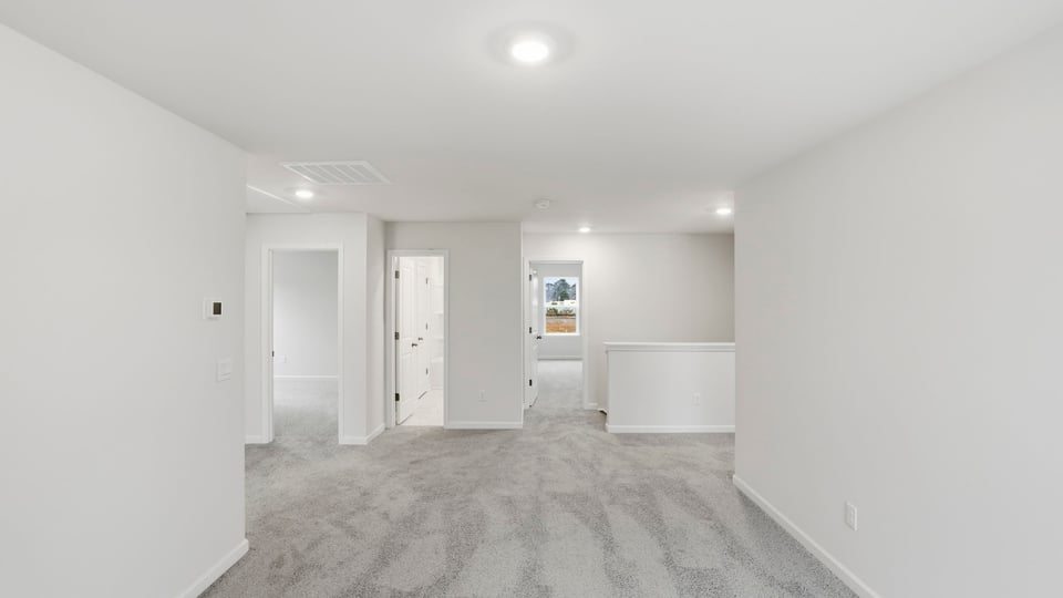 Upper level loft area.