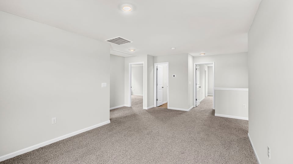 Upper level loft area.