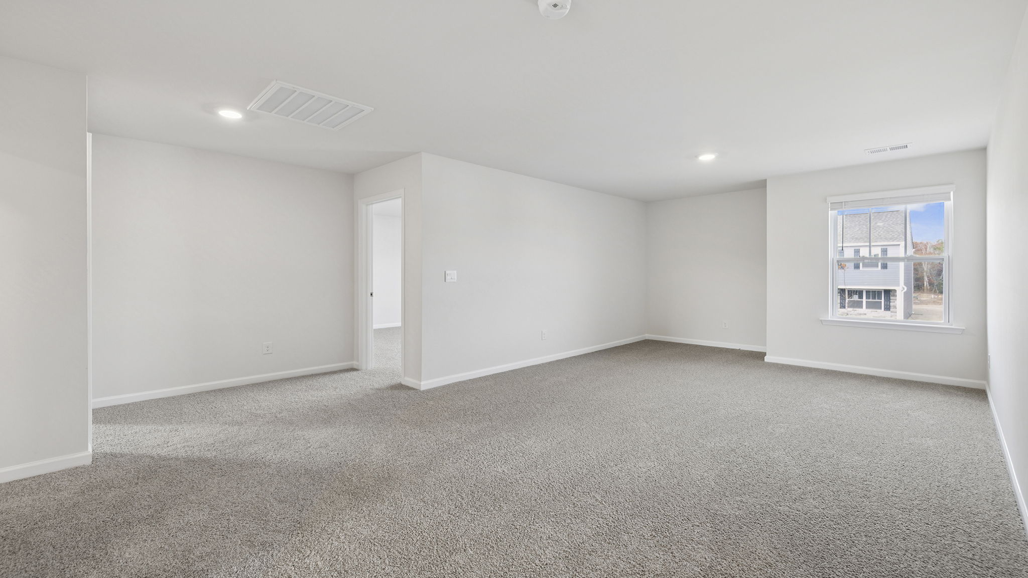 Upper level loft area.