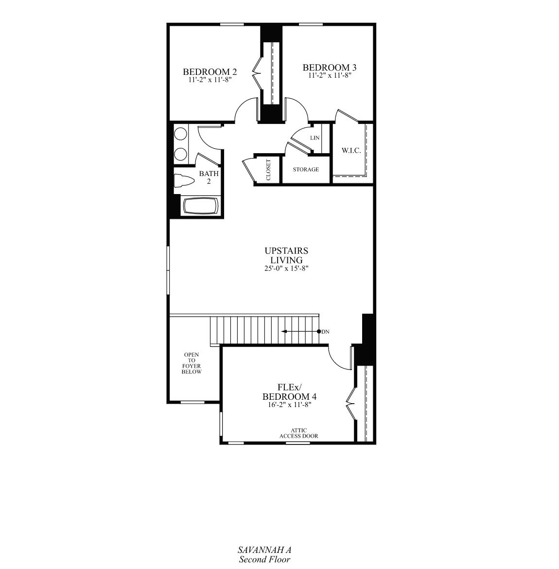 Floor Plan in Fern Hollow Greenville, SC D.R. Horton