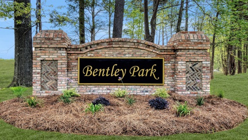 Bentley park front sign.