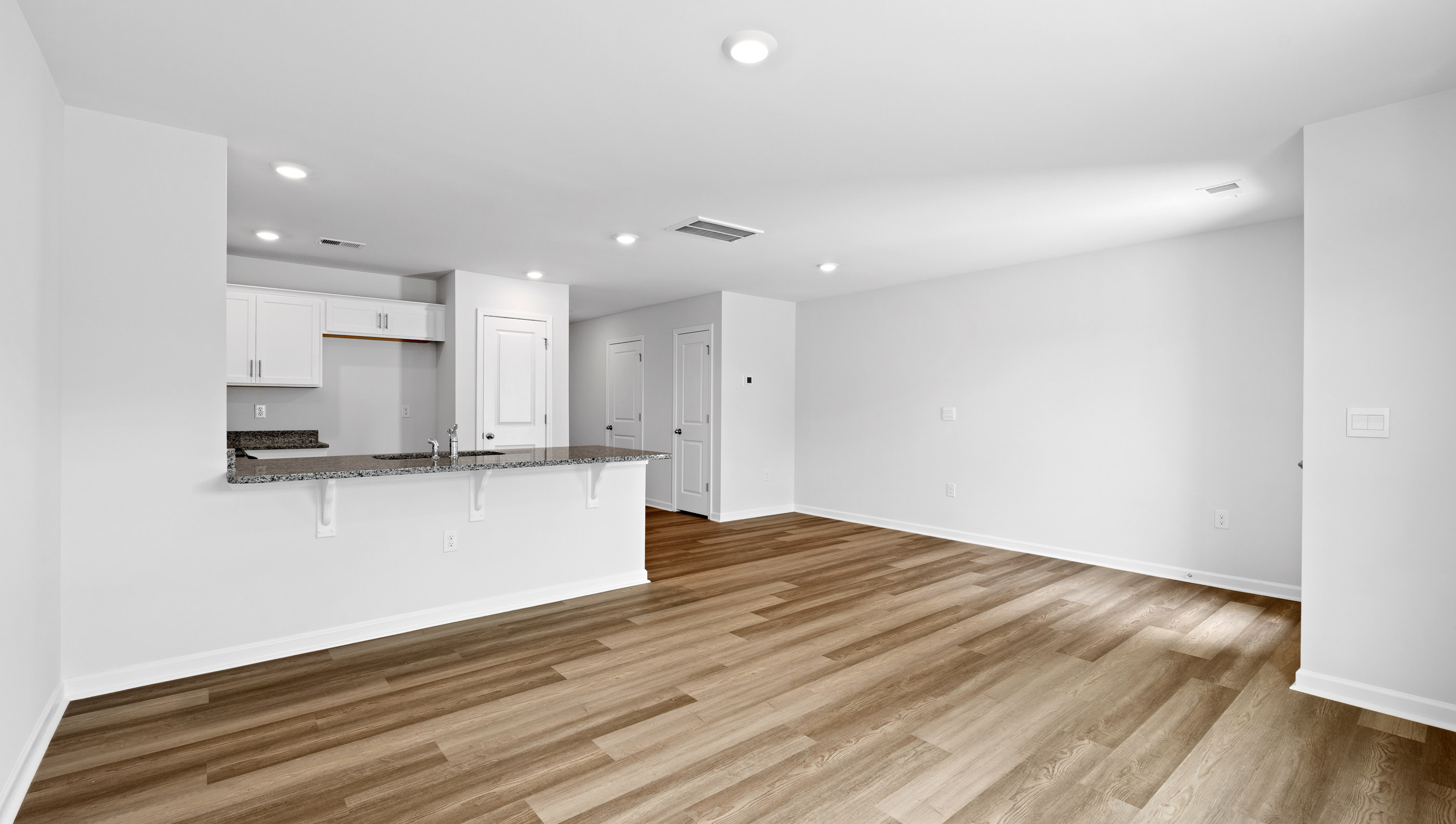 View of open floor plan.