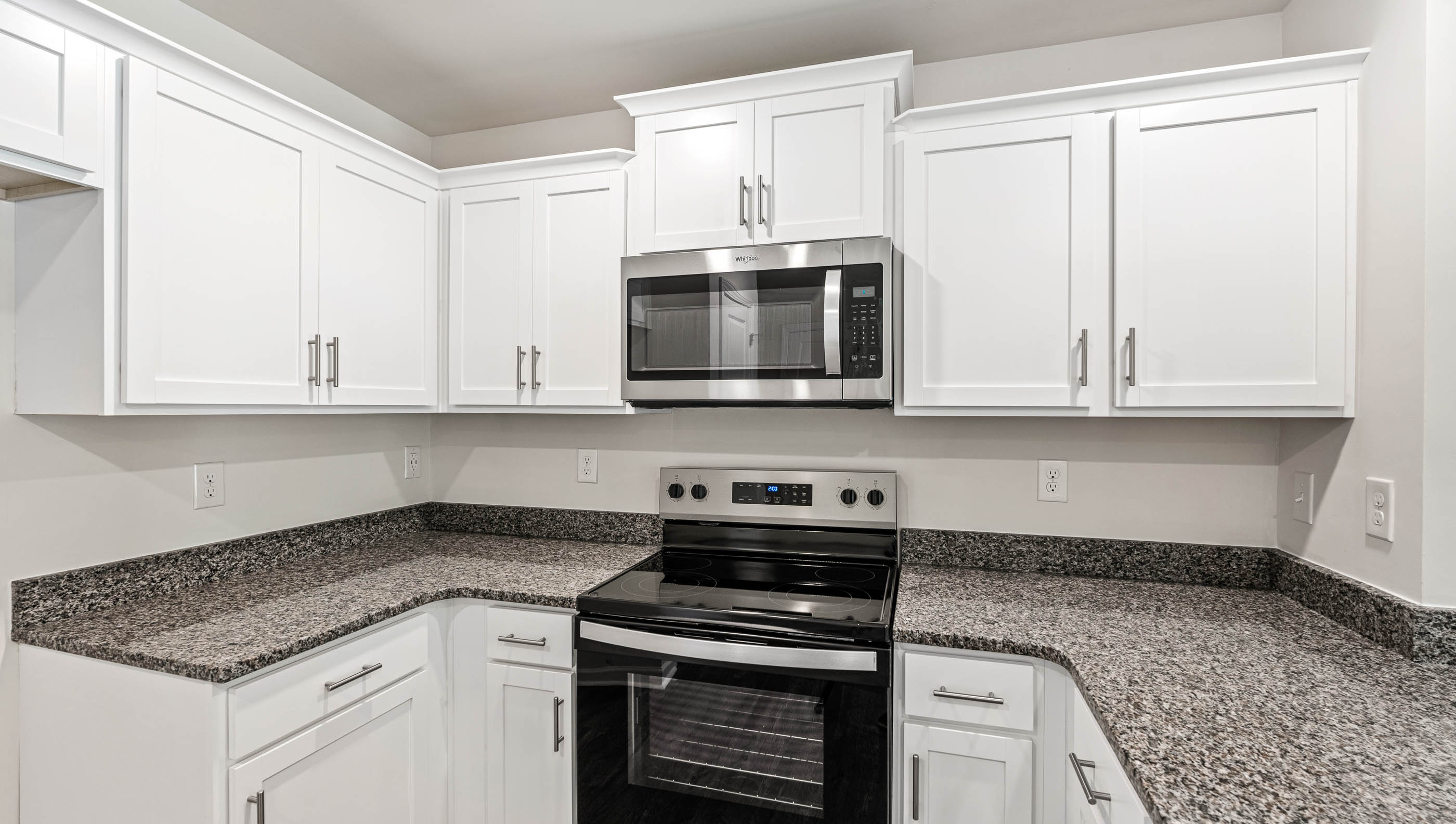 Stainless steel appliances.