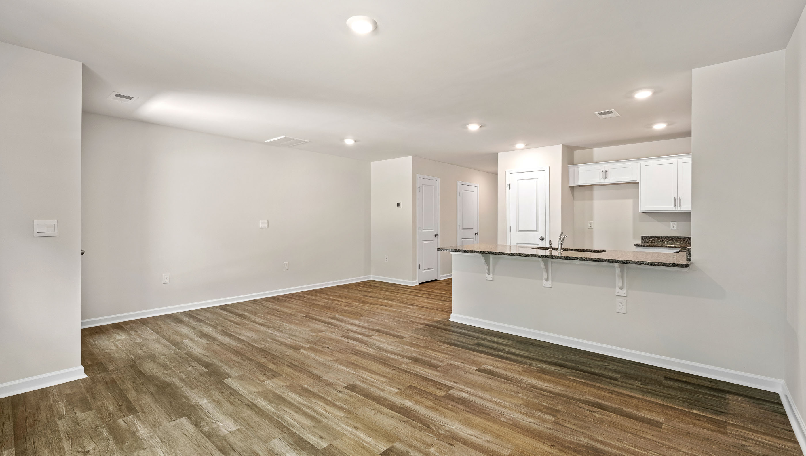 View of open floor plan.