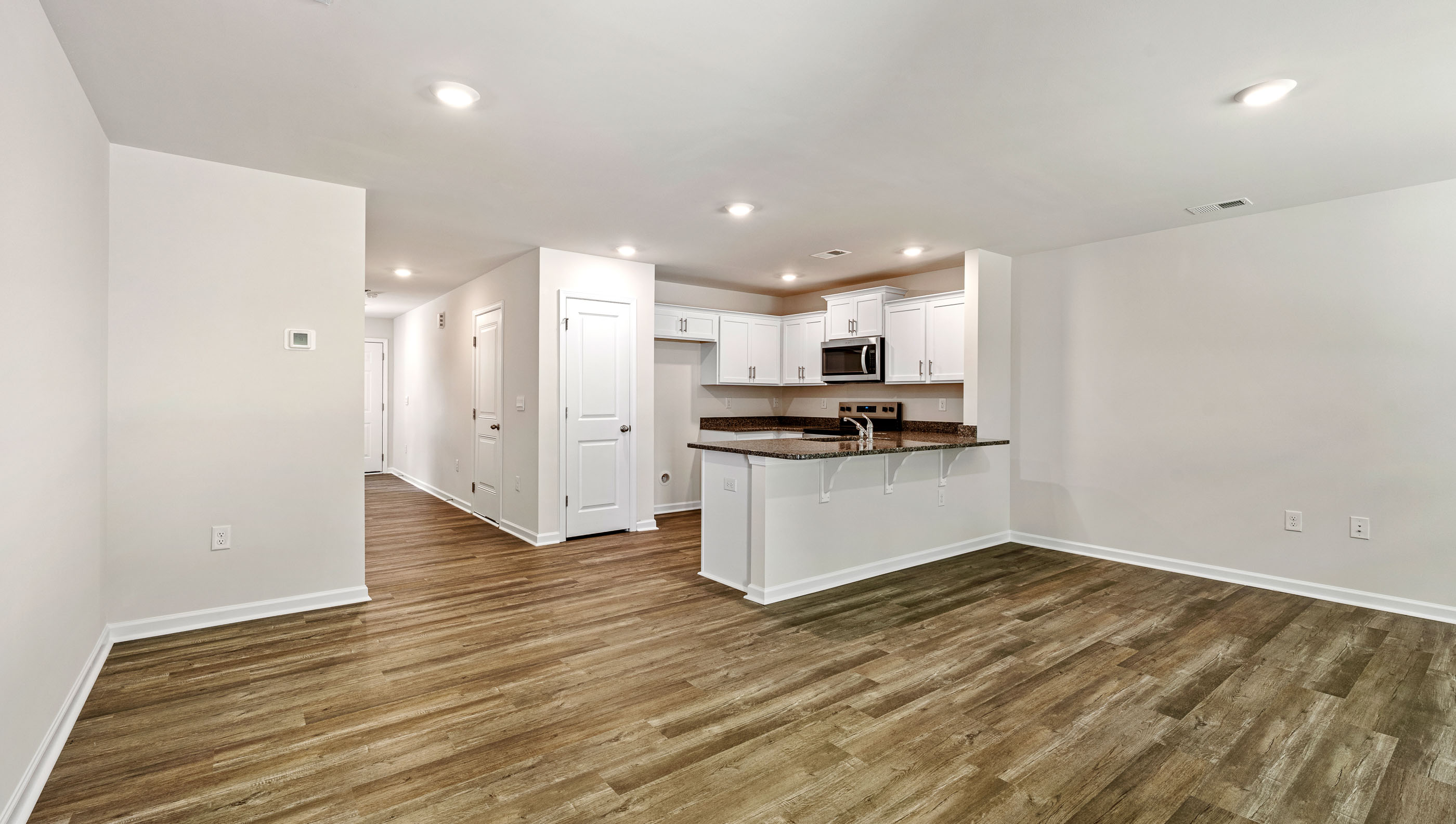 View of open floor plan.