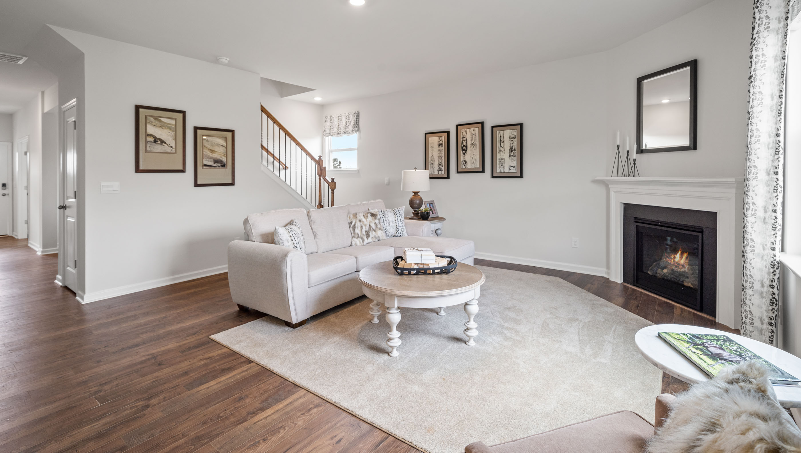 Living area with windows.