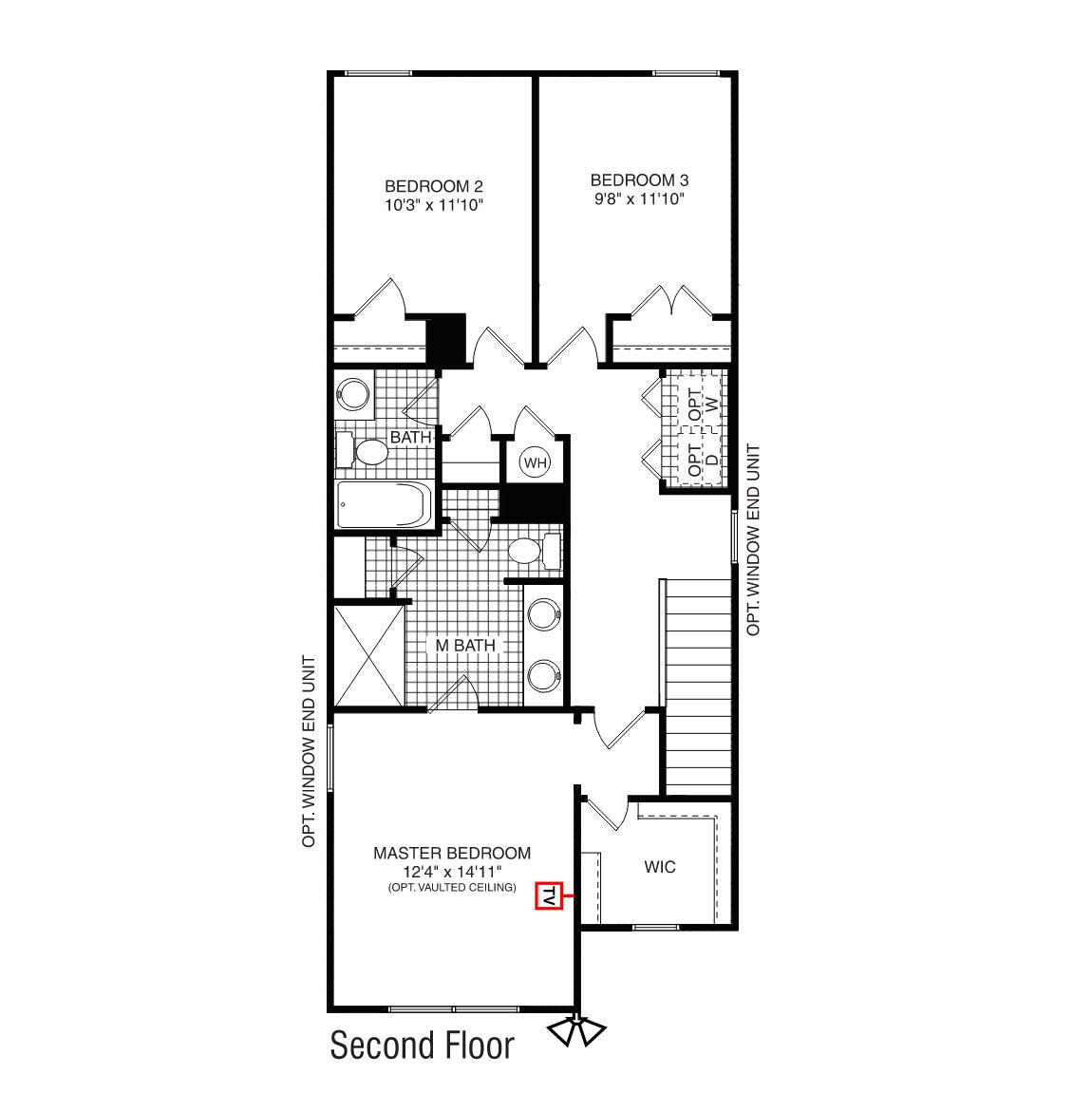 Second floor floorplan