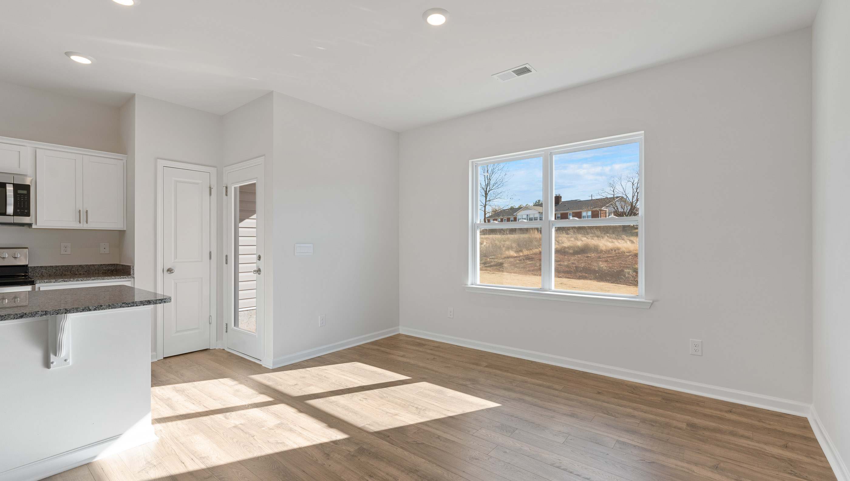 Dining area off the kitchen.