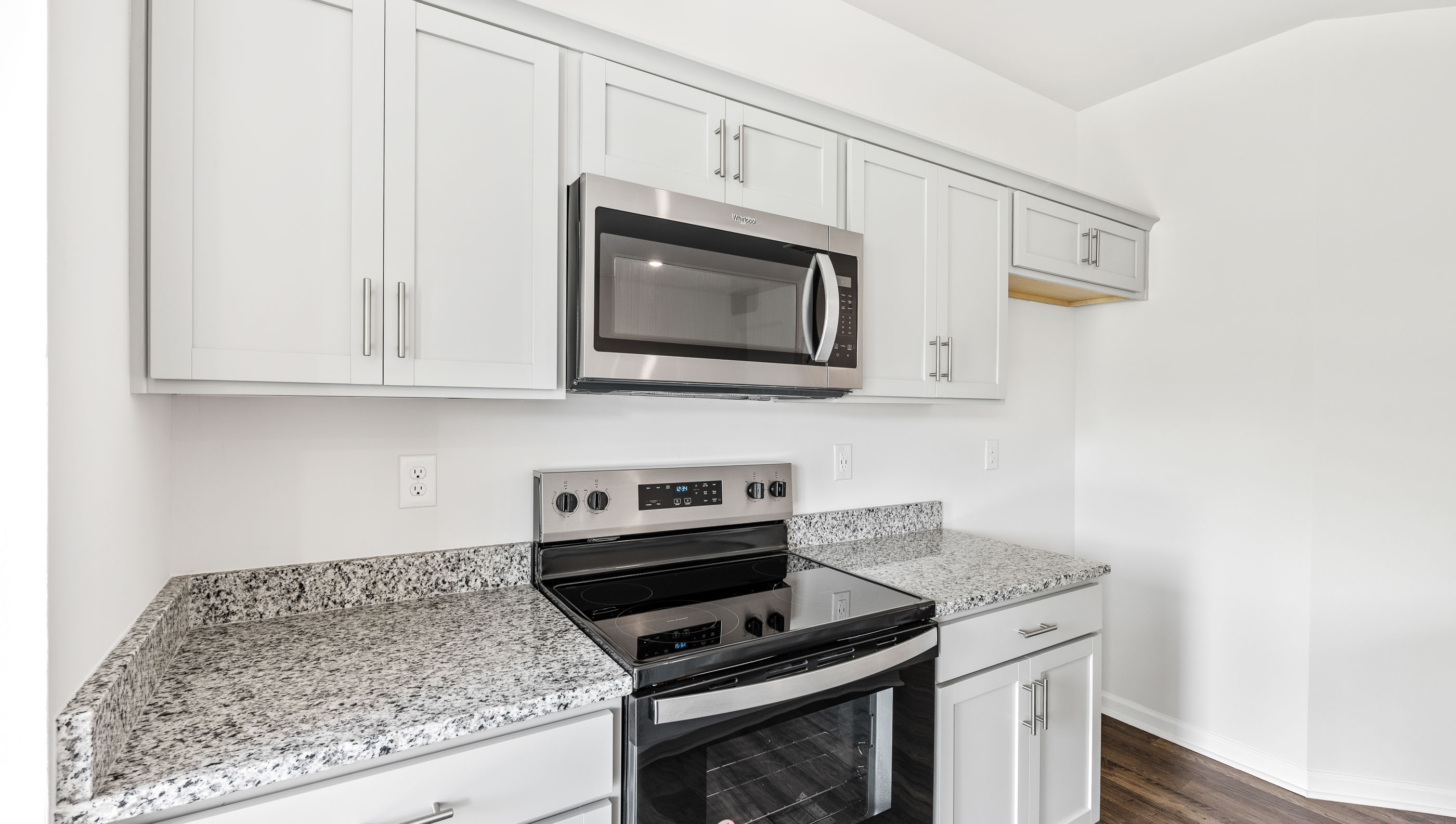 Stainless steel appliances.