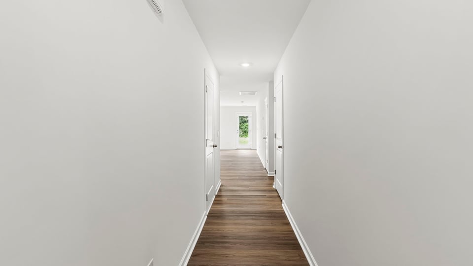 Hallway into home.