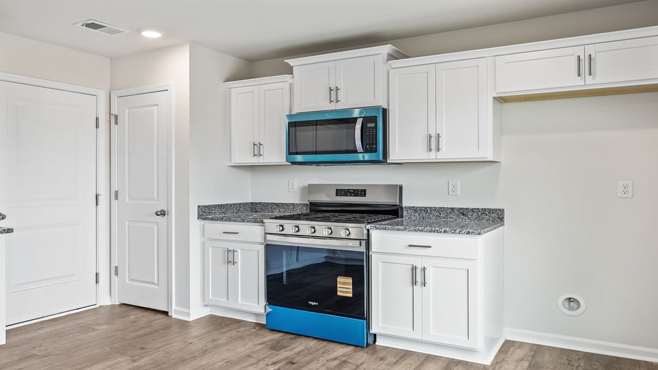 Stainless steel appliances.