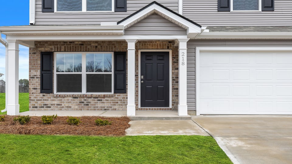 Welcoming front porch.