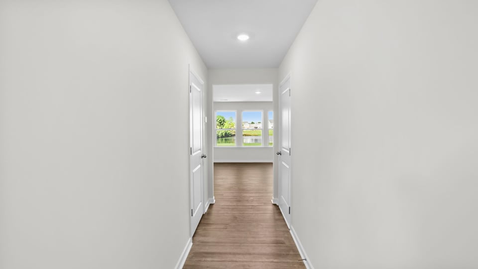 Hallway into home.