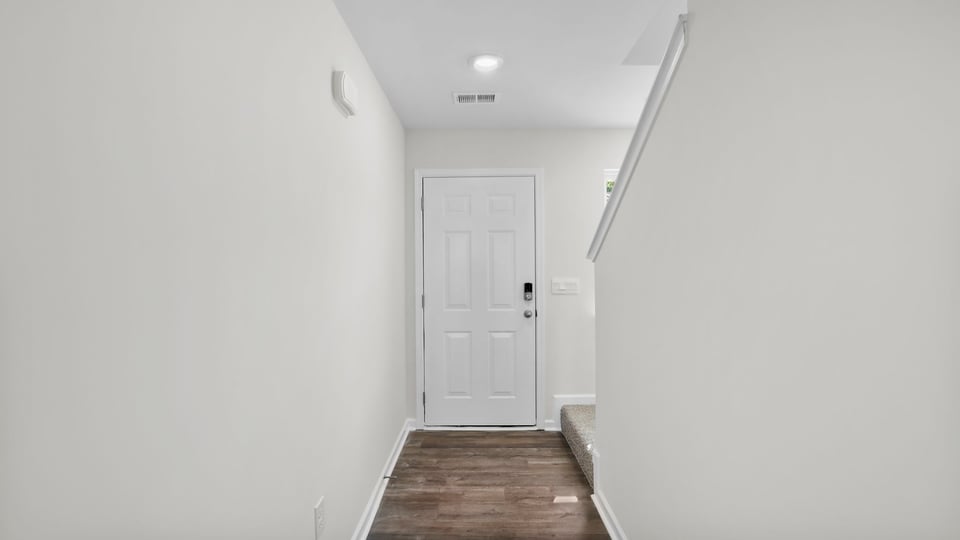 View of front door.