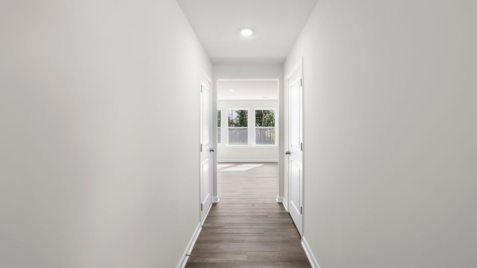 Hallway into home.