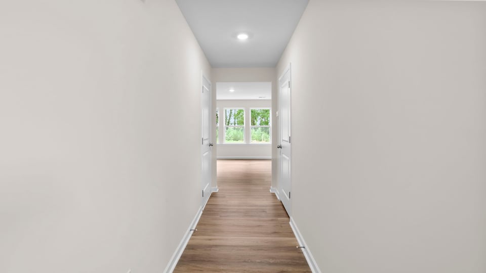 Hallway into home.