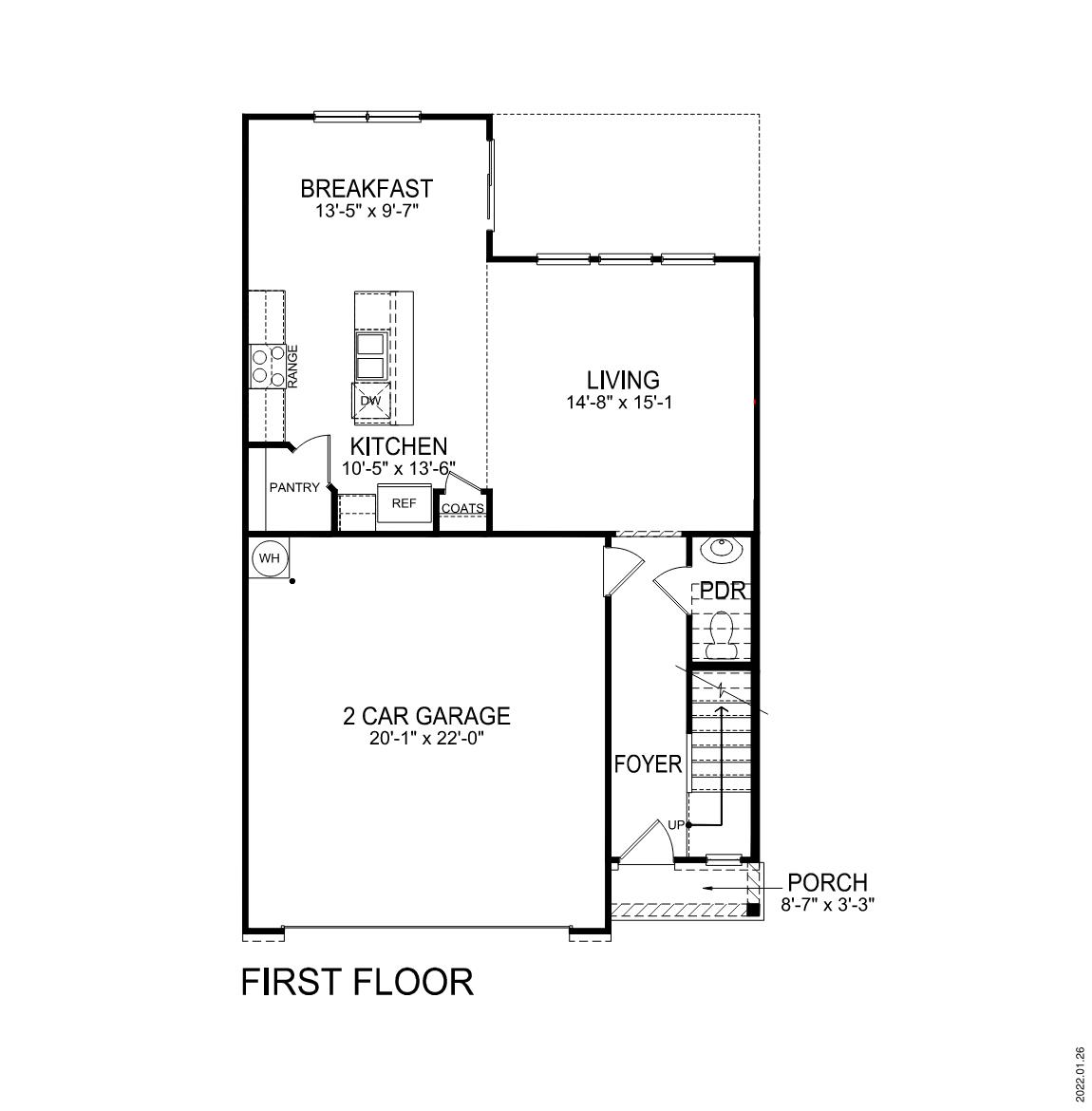 First floor floorplan.