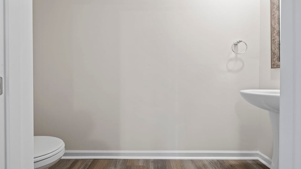 Half bathroom with sink.