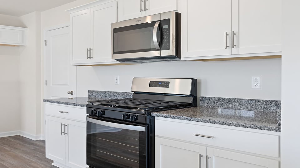 Stainless steel appliances.