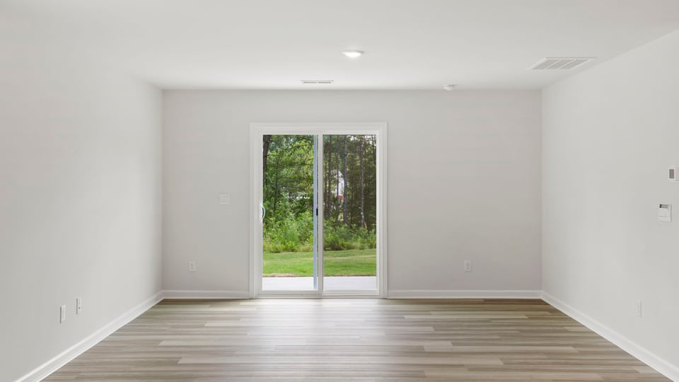 Door in family room to backyard.