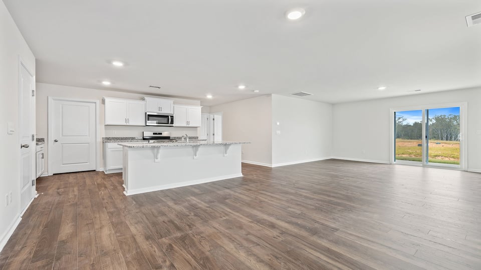 Living area with windows.