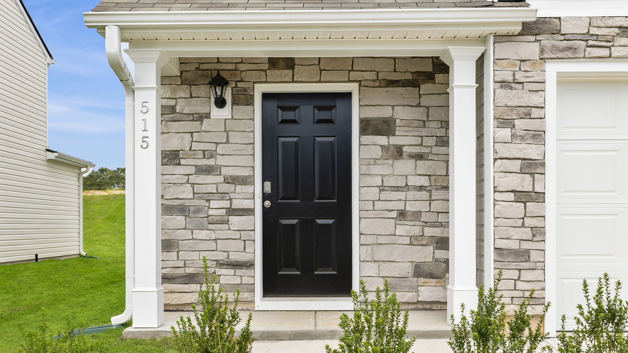Inviting covered front porch.