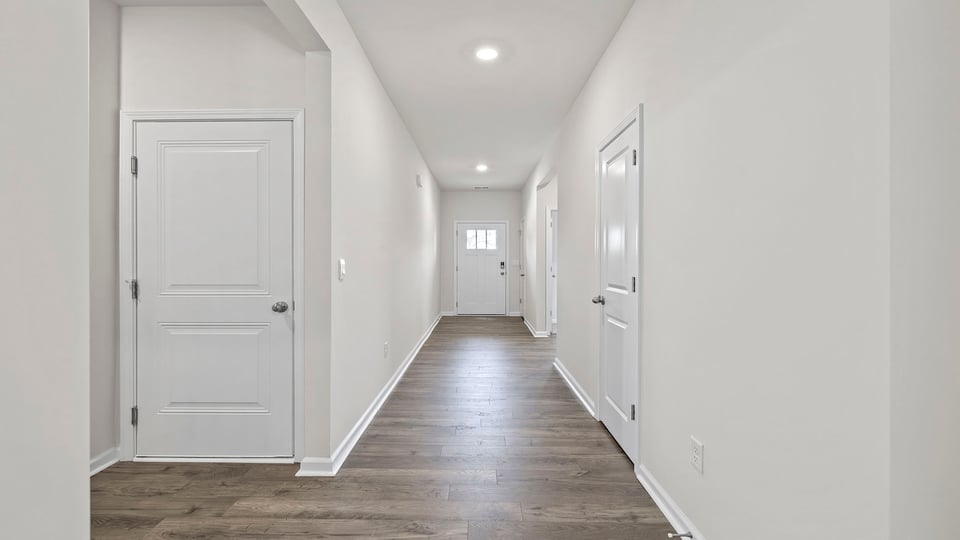 Hallway looking toward the entrance.