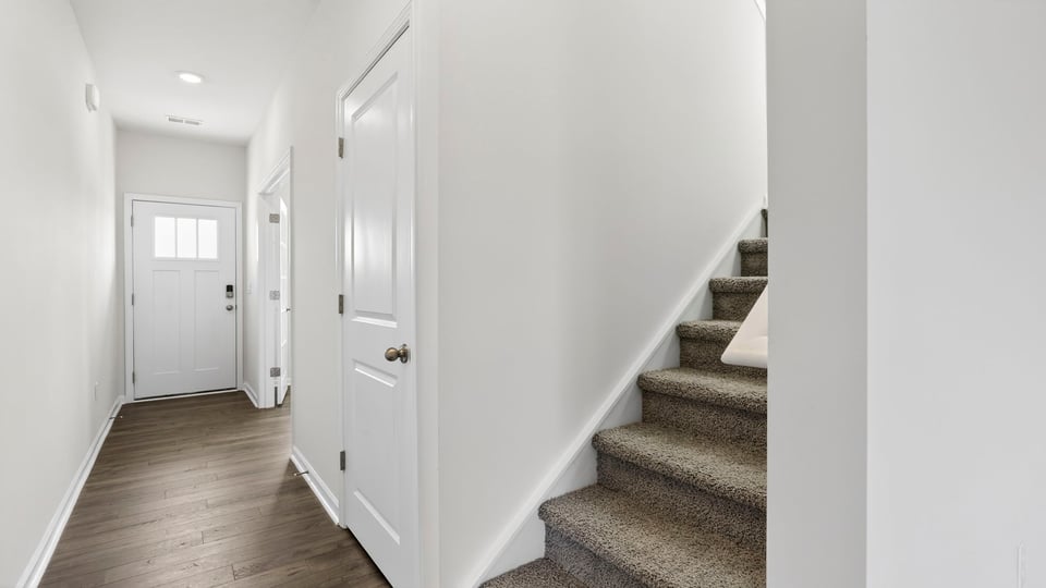 Stairs to second level.