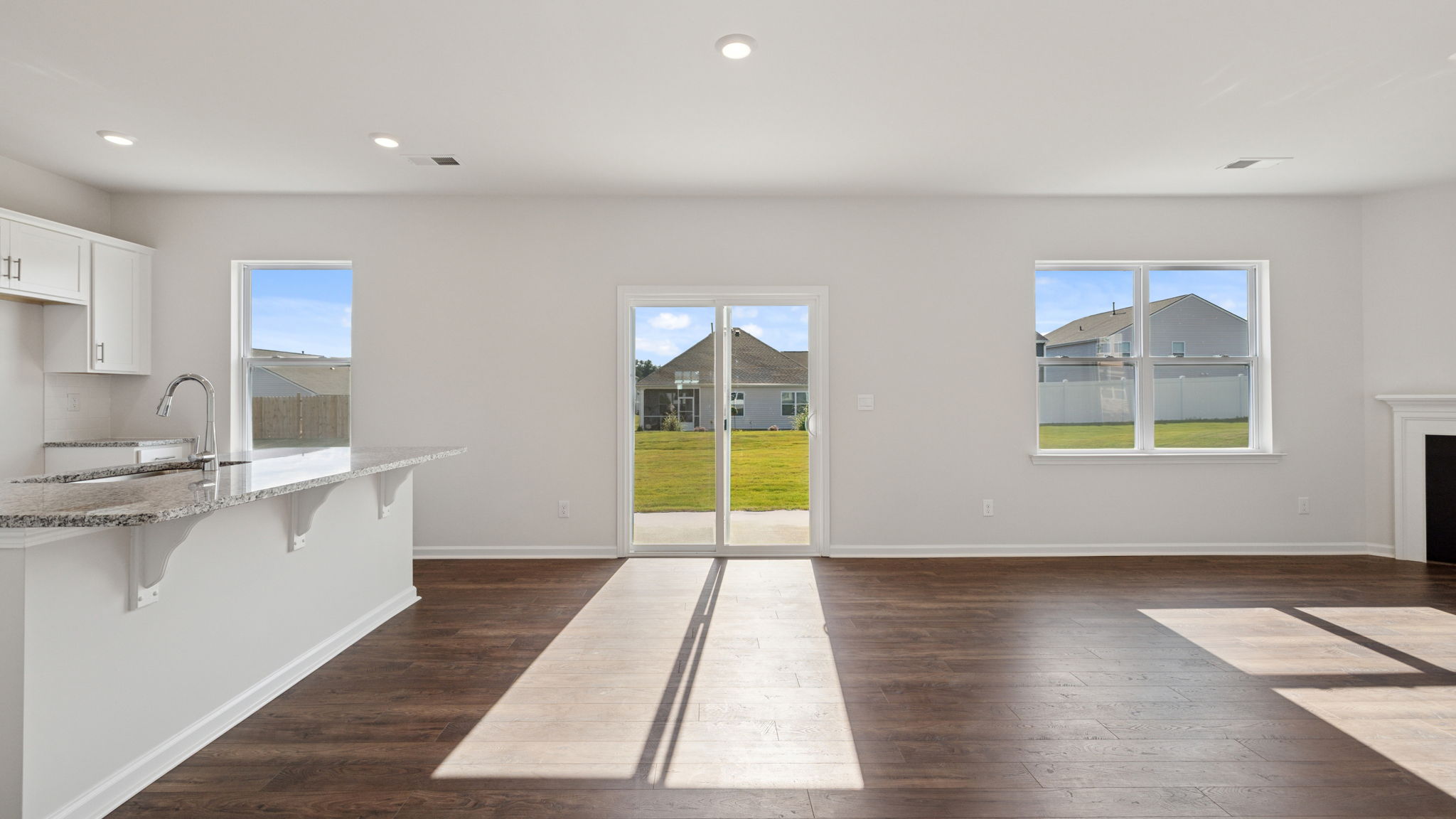 View of open floor plan with lots of windows and natural light.
