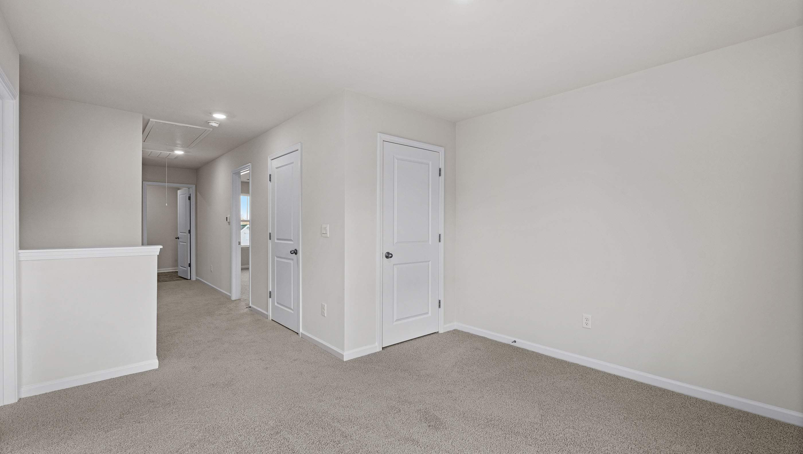 Upper level landing.