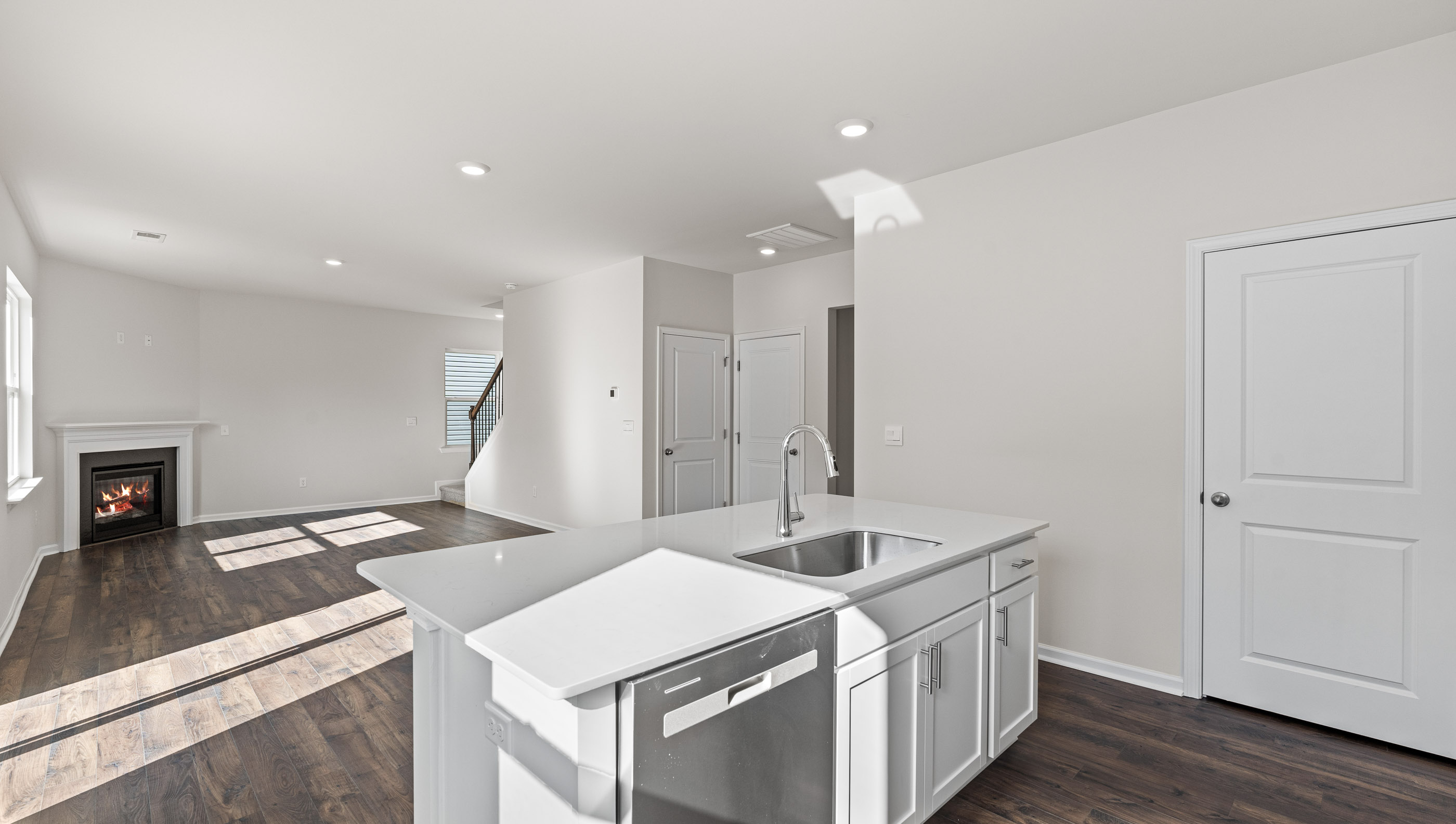 View of open floor plan.