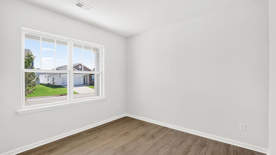 Flex room with windows.