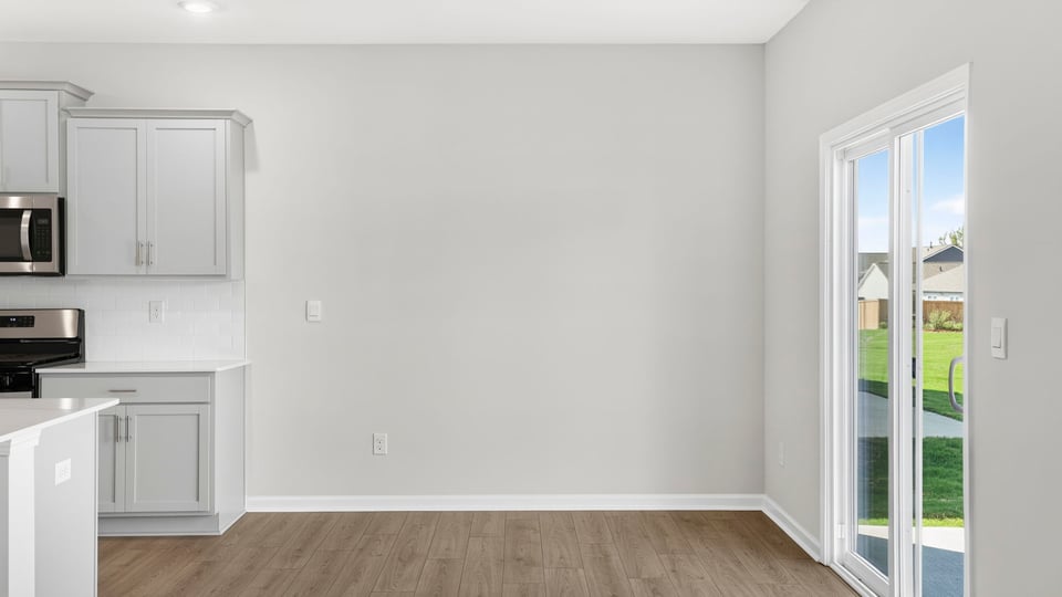 Dining area in the kitchen.