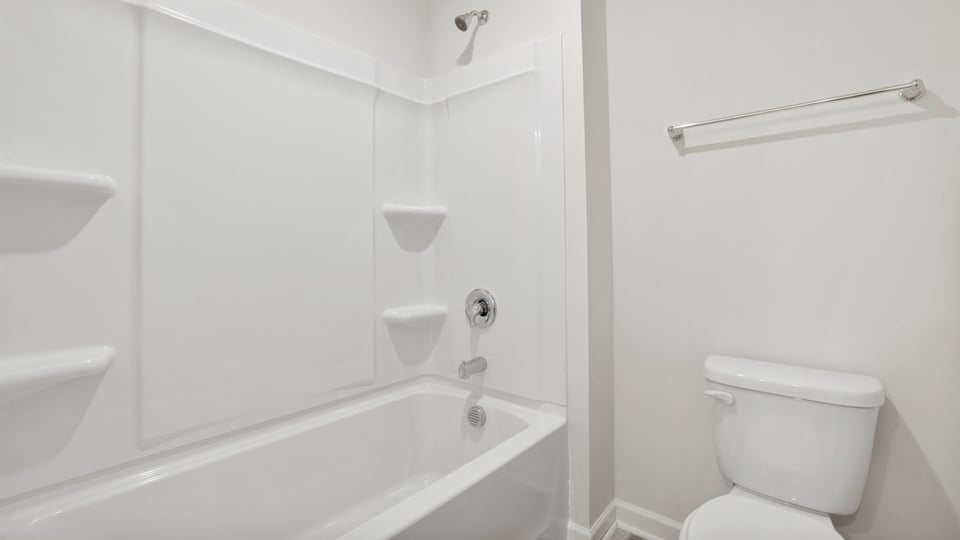 Bathroom with bathtub.