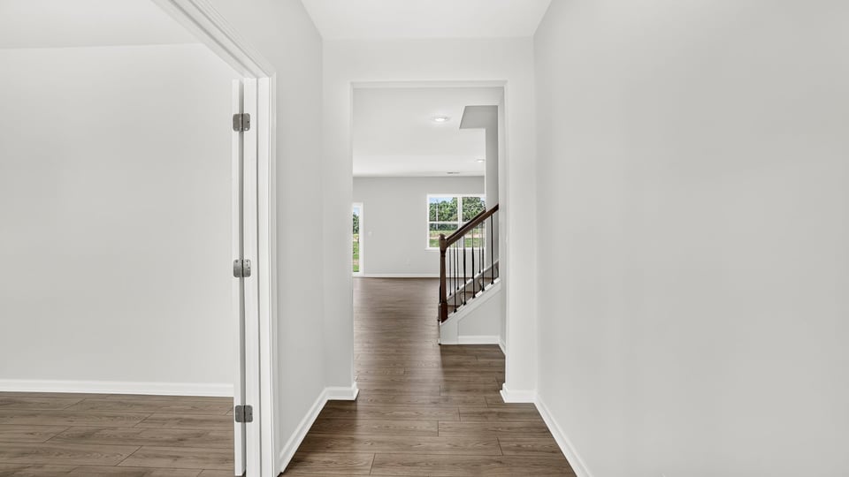 Hallway into home.