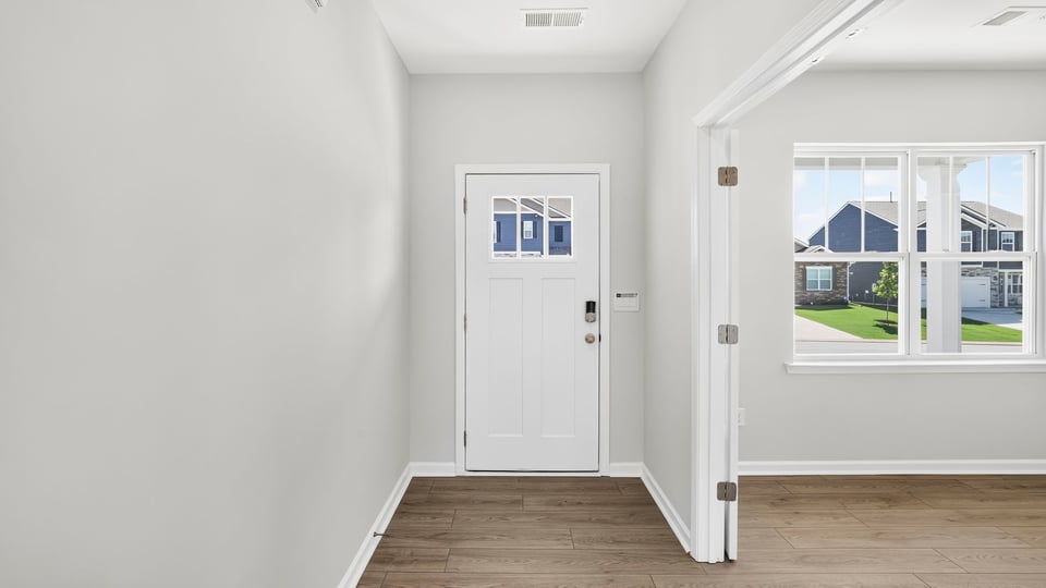 View of front door.