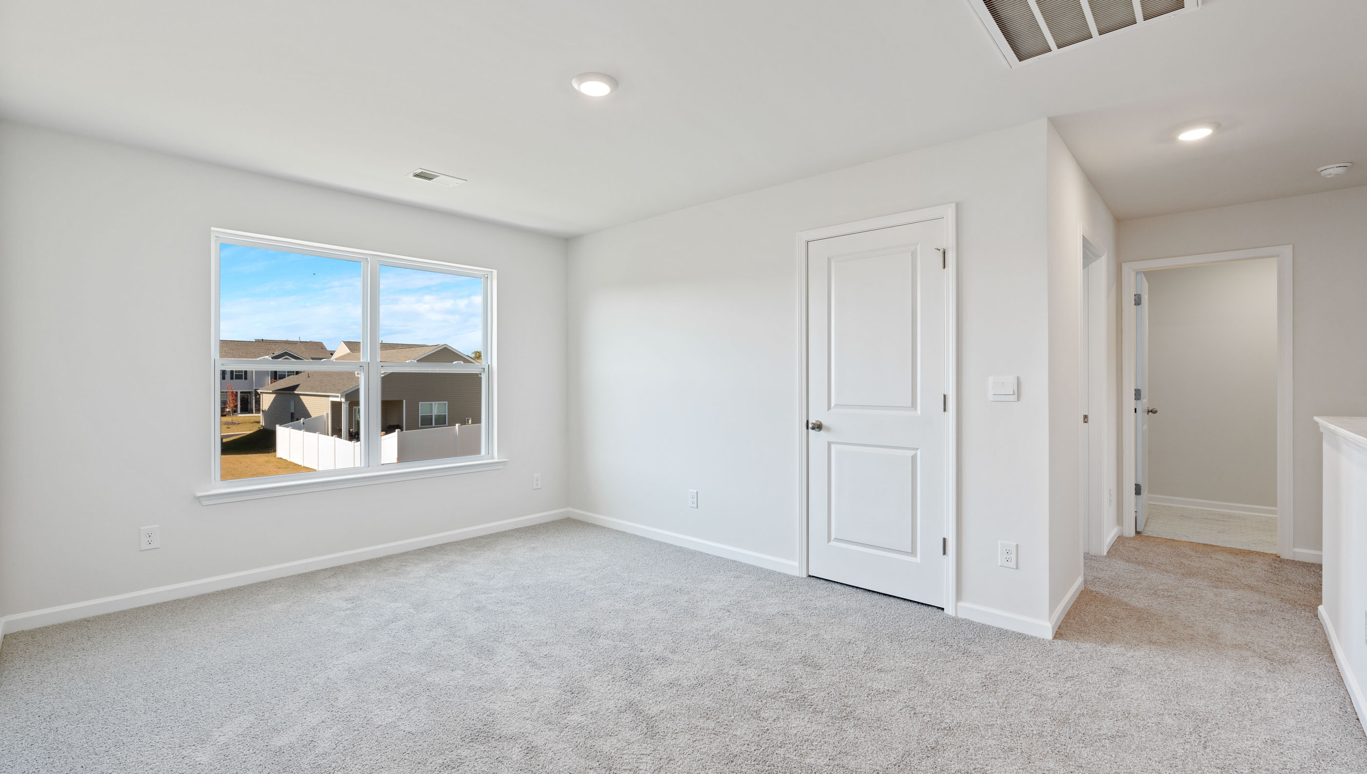Loft area at top of the stairs.
