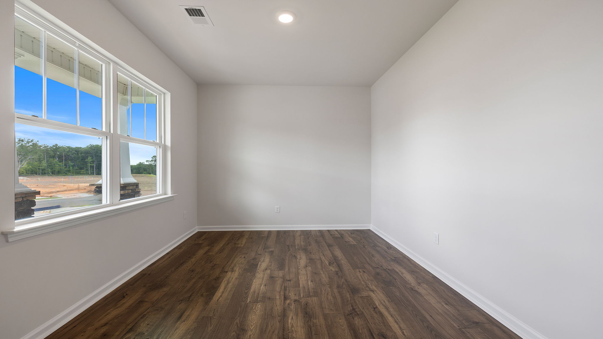 Study located at the front of the home.