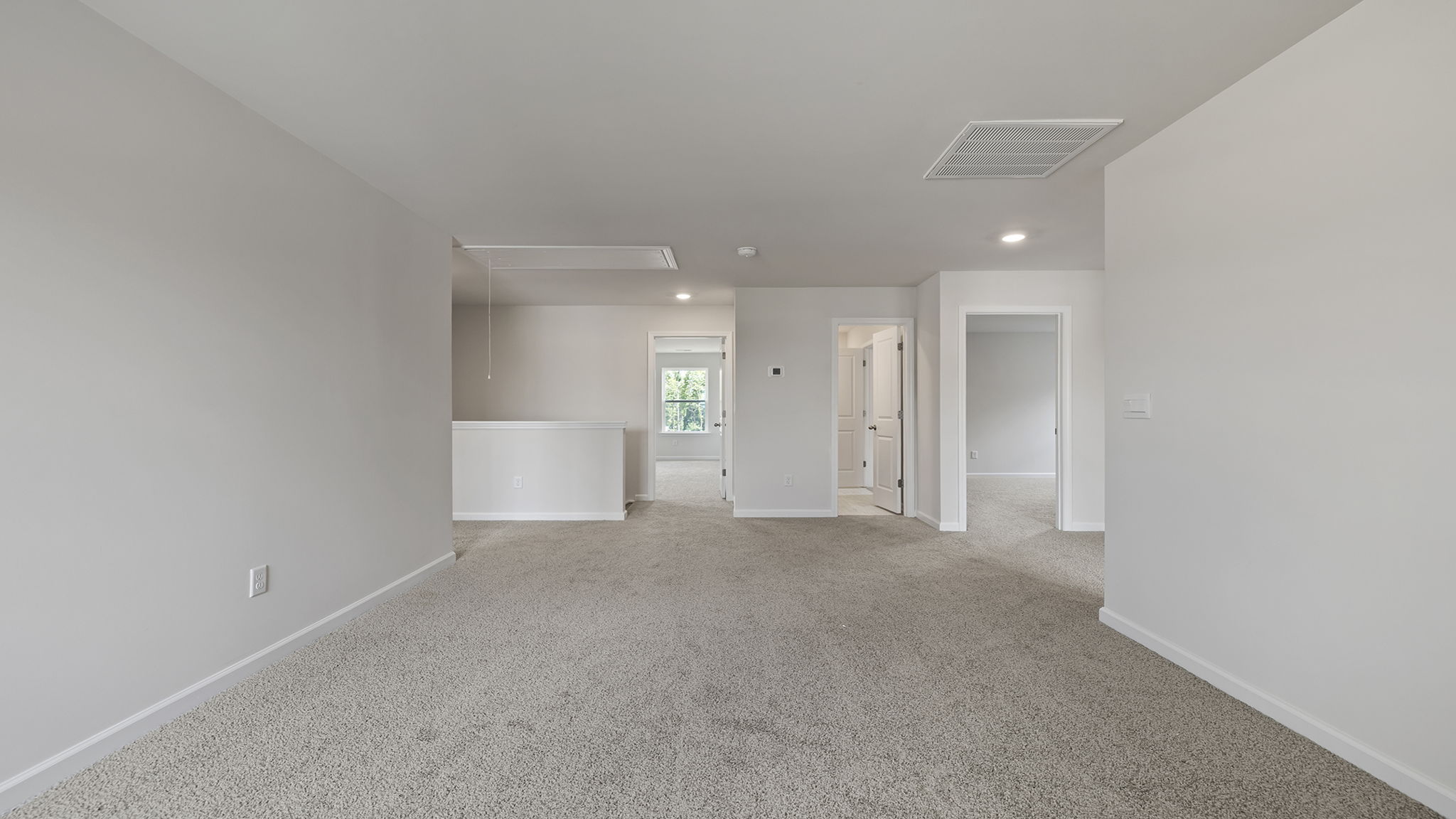 Upper level loft area.