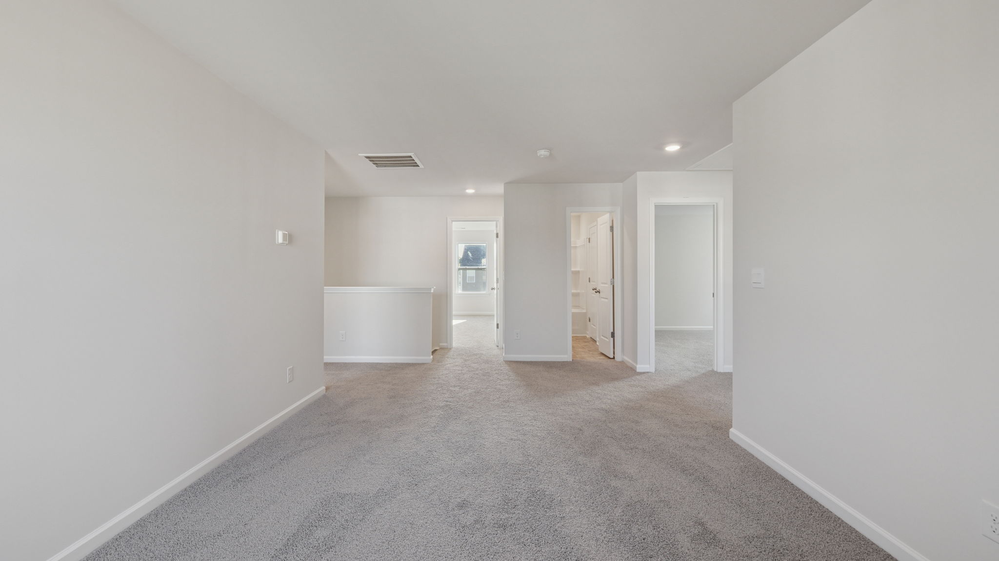 Upper level loft area.