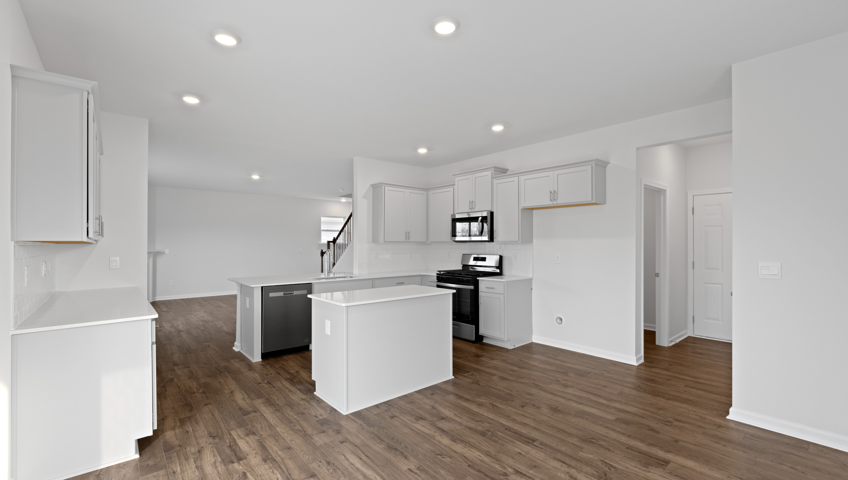 View of kitchen from breakfast area.
