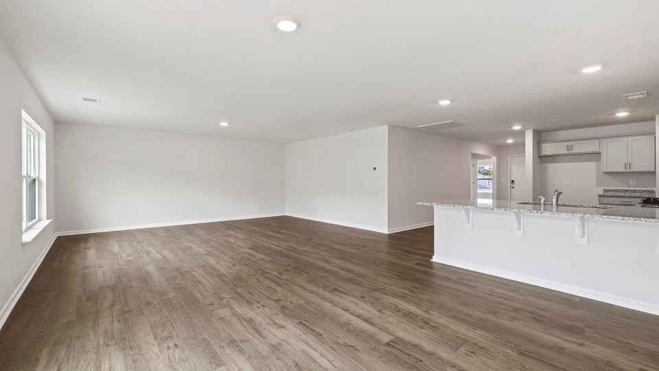 Great room with windows.