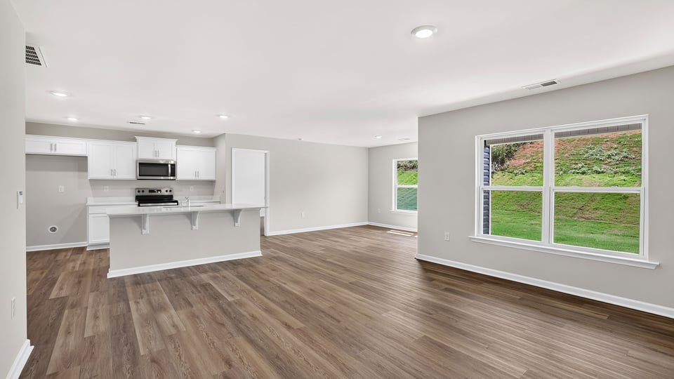 Living room with windows.