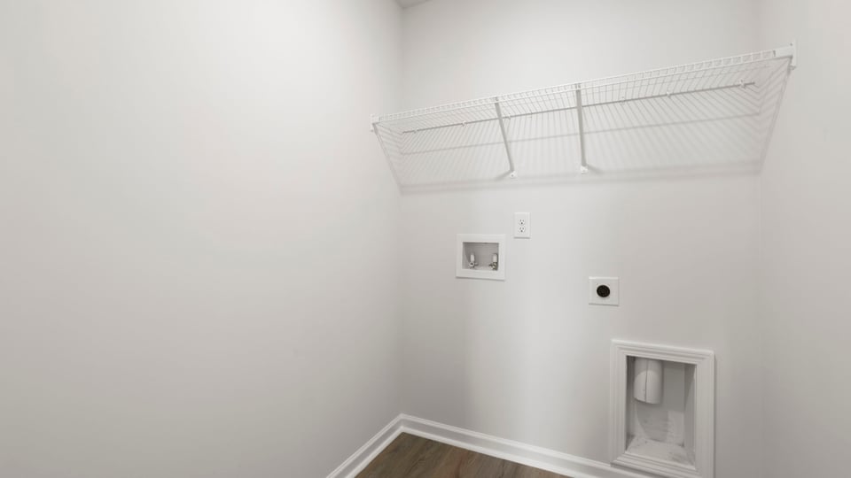 Walk in laundry room.