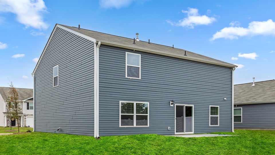 Exterior rear of home.