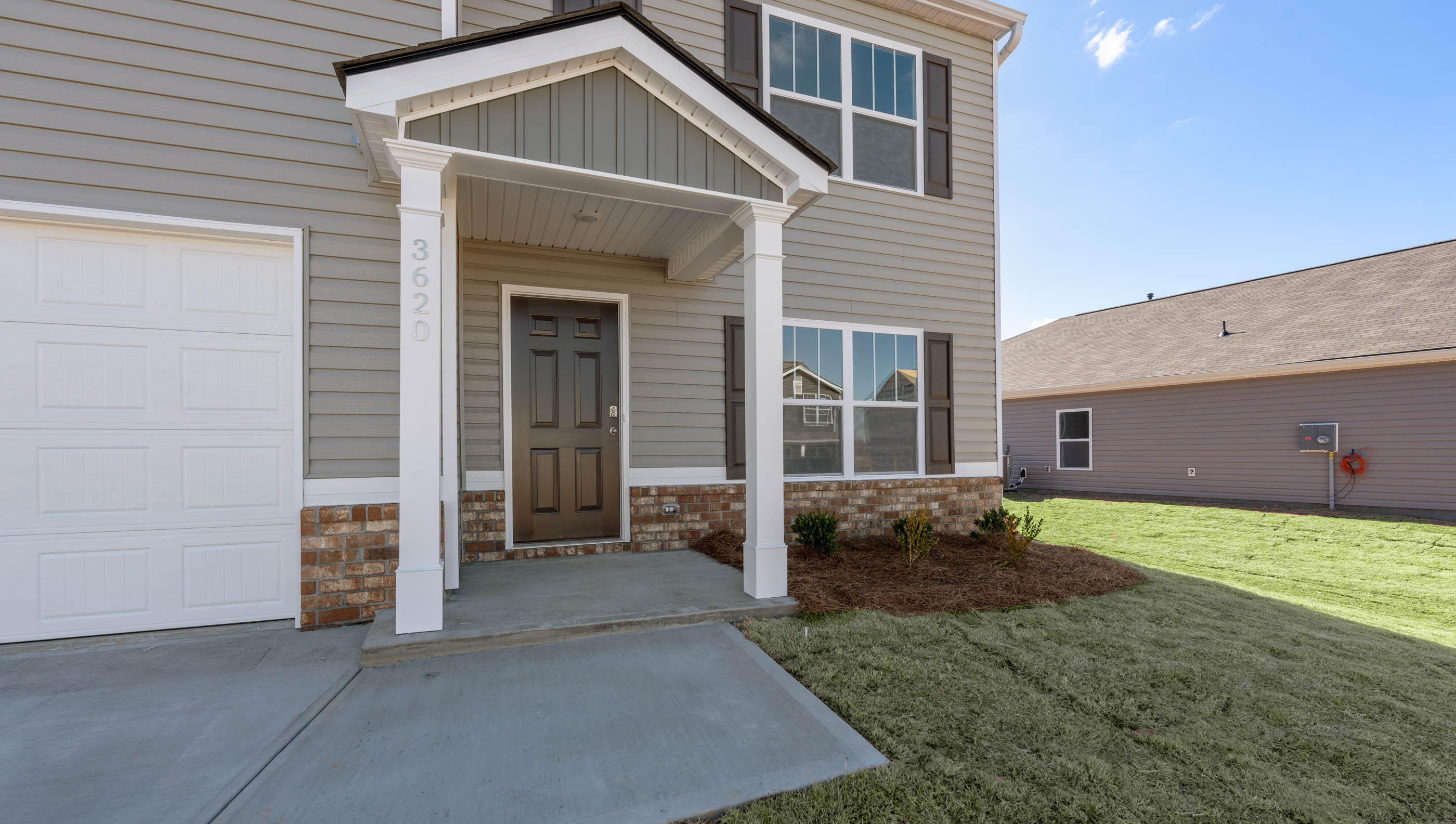 Front entrance of home.