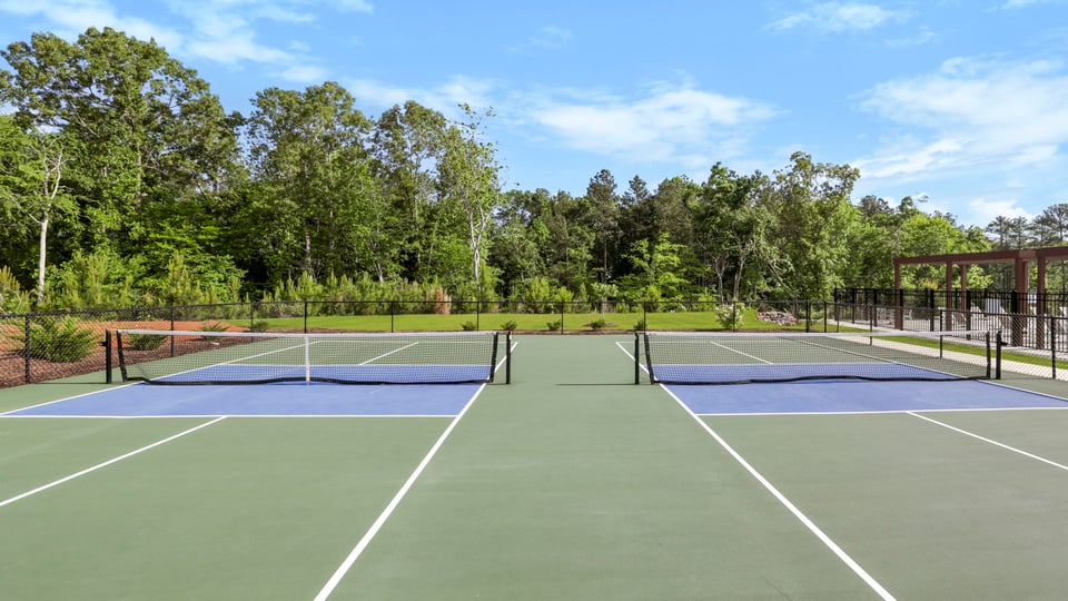Pickleball courts.