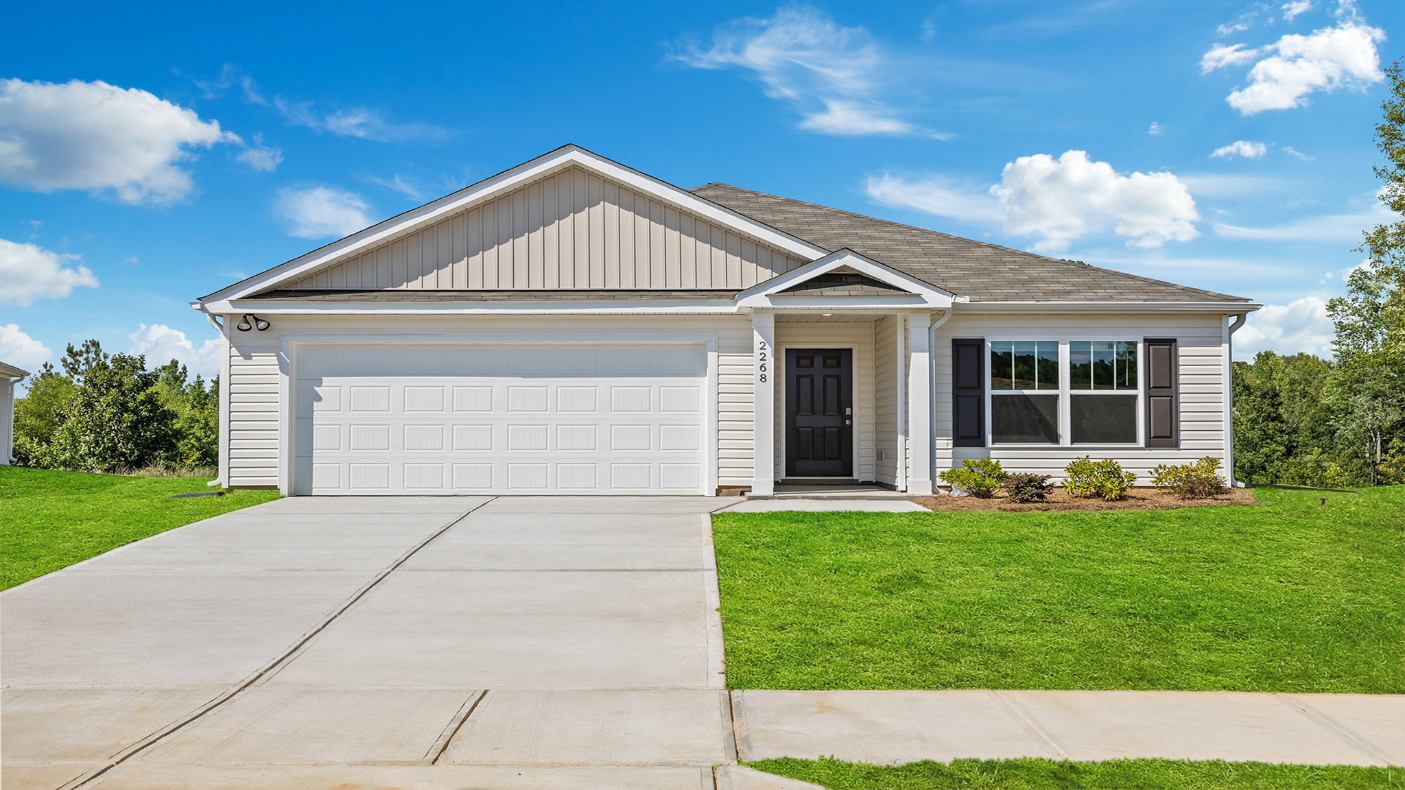 Front exterior of home.